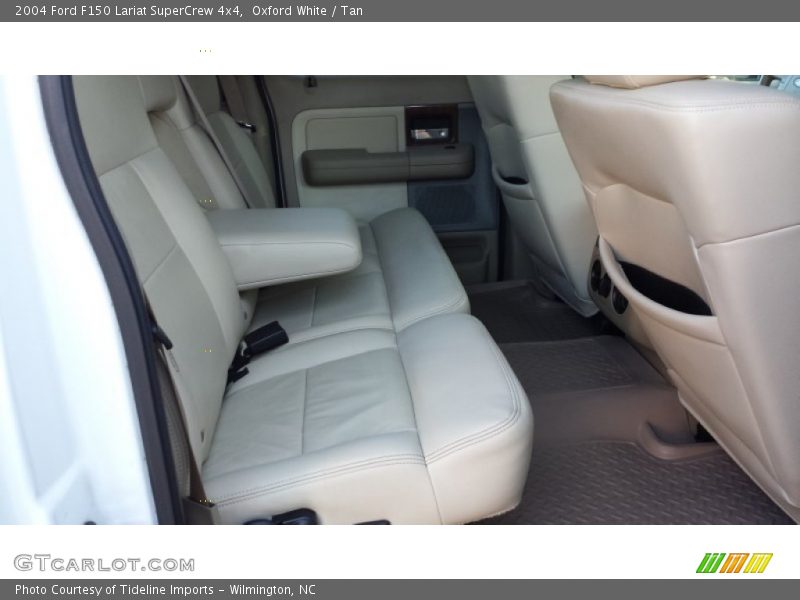 Oxford White / Tan 2004 Ford F150 Lariat SuperCrew 4x4