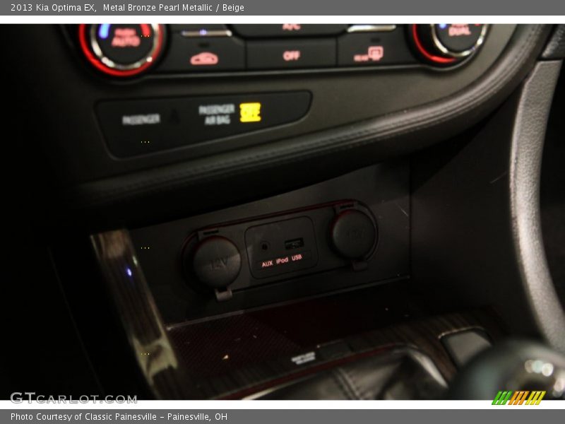 Metal Bronze Pearl Metallic / Beige 2013 Kia Optima EX