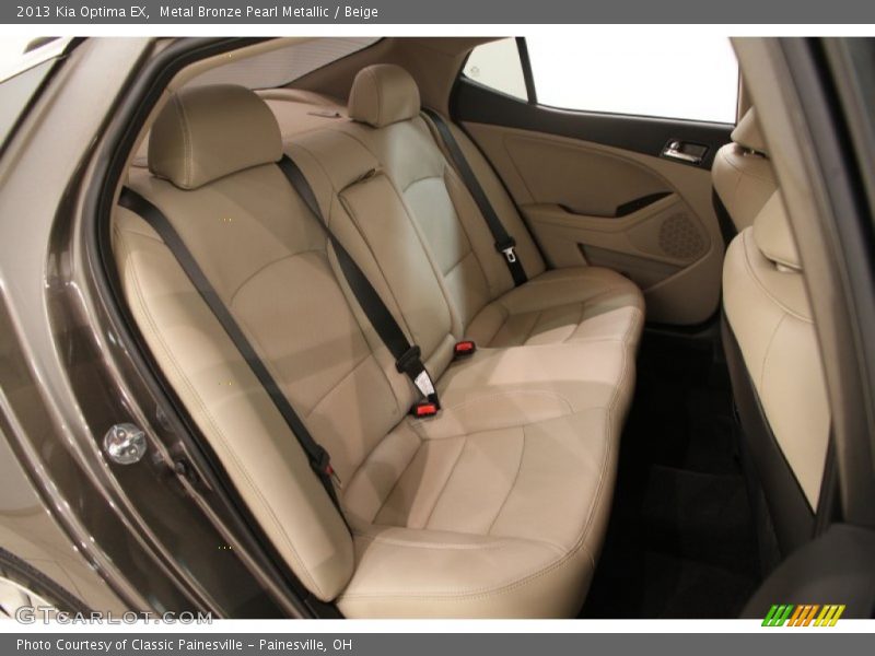 Rear Seat of 2013 Optima EX