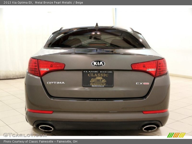 Metal Bronze Pearl Metallic / Beige 2013 Kia Optima EX