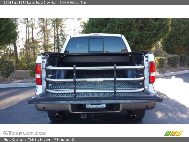 Oxford White / Tan 2004 Ford F150 Lariat SuperCrew 4x4