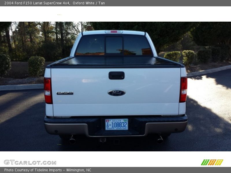 Oxford White / Tan 2004 Ford F150 Lariat SuperCrew 4x4