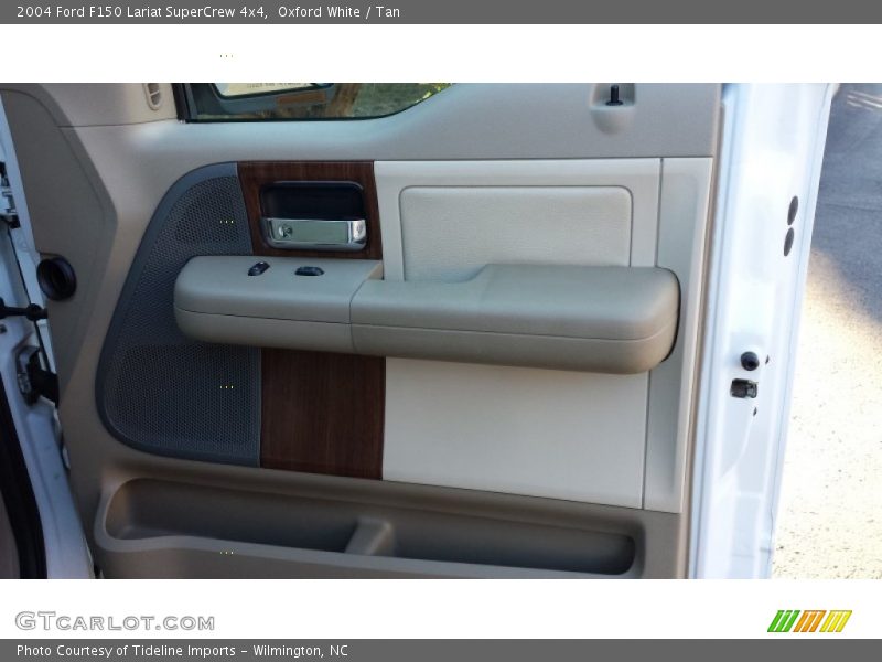 Oxford White / Tan 2004 Ford F150 Lariat SuperCrew 4x4