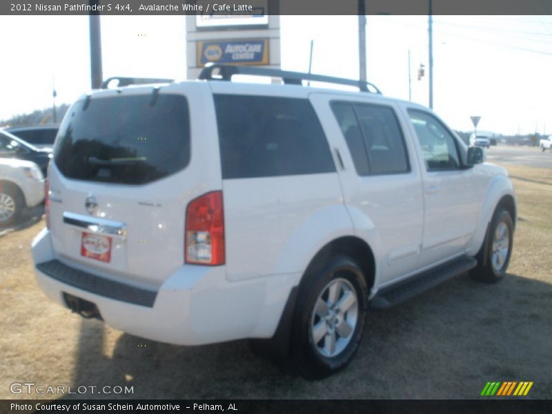 Avalanche White / Cafe Latte 2012 Nissan Pathfinder S 4x4