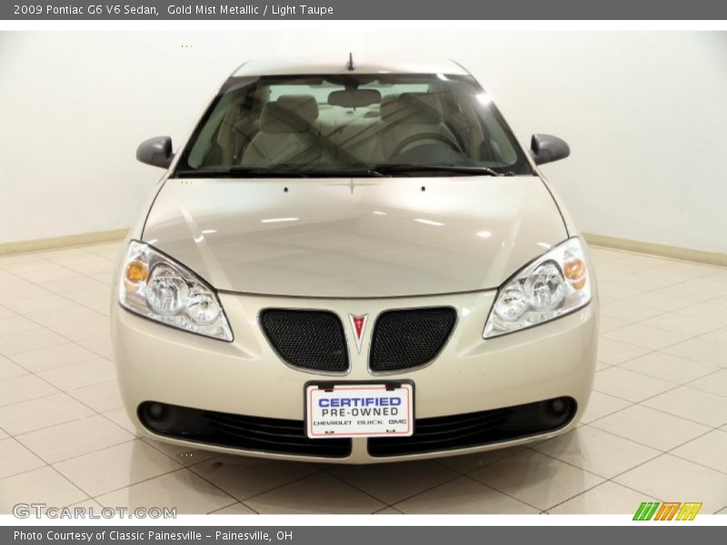 Gold Mist Metallic / Light Taupe 2009 Pontiac G6 V6 Sedan