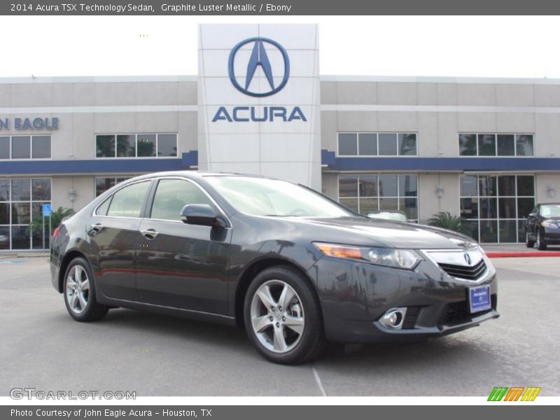Graphite Luster Metallic / Ebony 2014 Acura TSX Technology Sedan