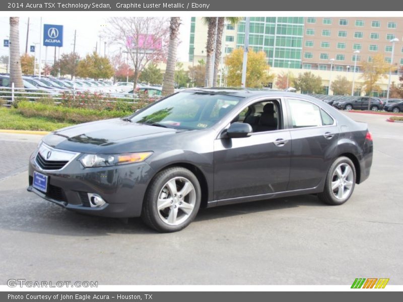 Graphite Luster Metallic / Ebony 2014 Acura TSX Technology Sedan