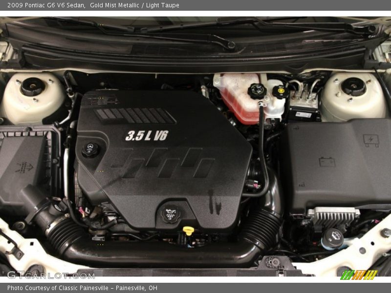 Gold Mist Metallic / Light Taupe 2009 Pontiac G6 V6 Sedan