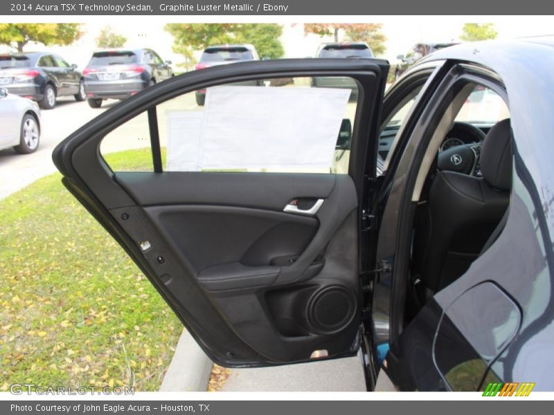 Graphite Luster Metallic / Ebony 2014 Acura TSX Technology Sedan