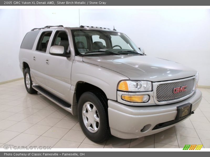 Silver Birch Metallic / Stone Gray 2005 GMC Yukon XL Denali AWD