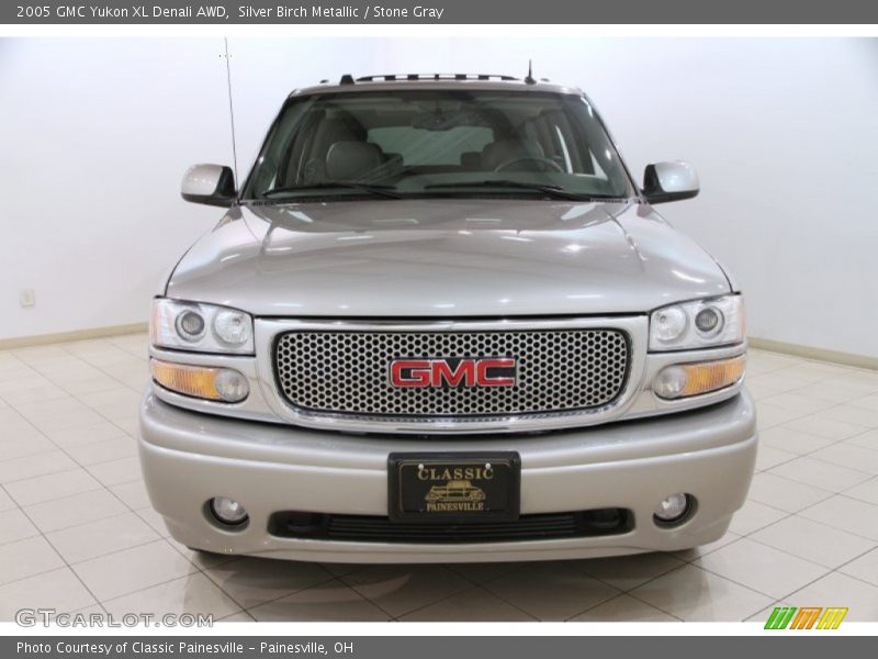 Silver Birch Metallic / Stone Gray 2005 GMC Yukon XL Denali AWD