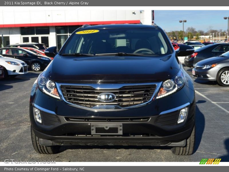 Black Cherry / Alpine Gray 2011 Kia Sportage EX