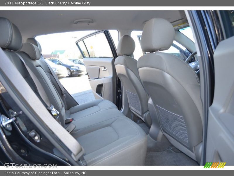 Rear Seat of 2011 Sportage EX