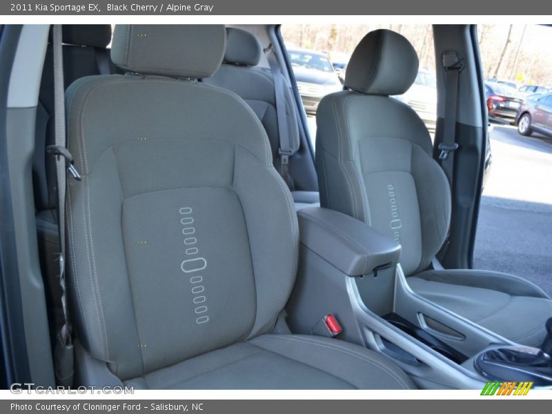 Front Seat of 2011 Sportage EX