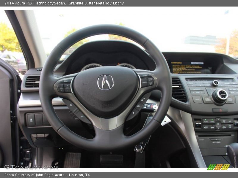Graphite Luster Metallic / Ebony 2014 Acura TSX Technology Sedan