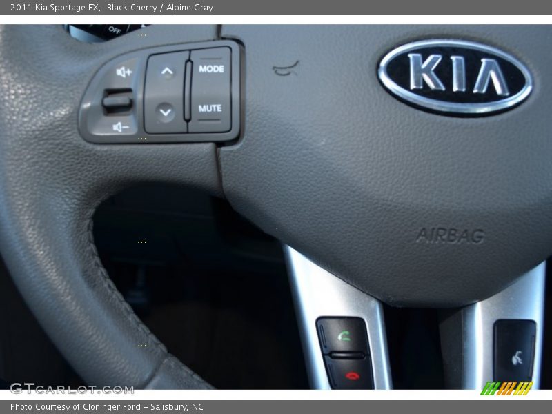 Black Cherry / Alpine Gray 2011 Kia Sportage EX