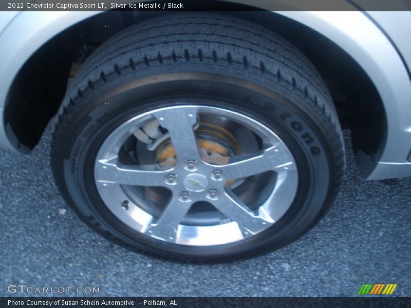 Silver Ice Metallic / Black 2012 Chevrolet Captiva Sport LT