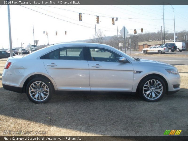 Ingot Silver / Charcoal Black 2014 Ford Taurus Limited