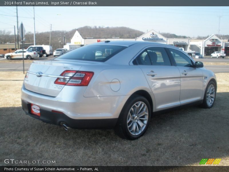 Ingot Silver / Charcoal Black 2014 Ford Taurus Limited