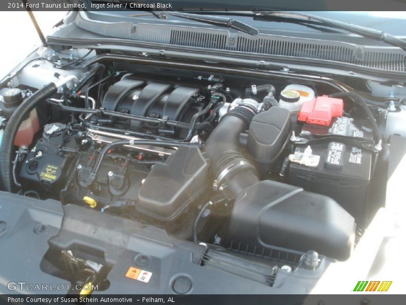 Ingot Silver / Charcoal Black 2014 Ford Taurus Limited