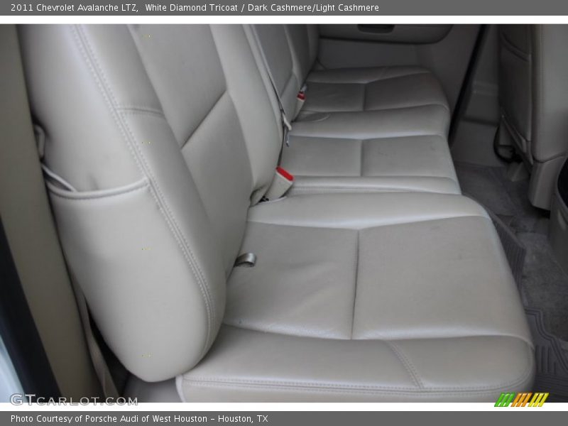 White Diamond Tricoat / Dark Cashmere/Light Cashmere 2011 Chevrolet Avalanche LTZ