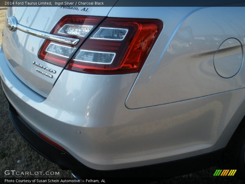 Ingot Silver / Charcoal Black 2014 Ford Taurus Limited