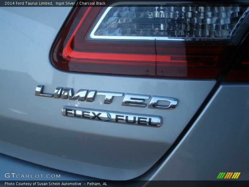 Ingot Silver / Charcoal Black 2014 Ford Taurus Limited