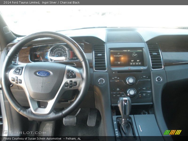 Ingot Silver / Charcoal Black 2014 Ford Taurus Limited