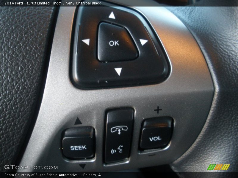 Ingot Silver / Charcoal Black 2014 Ford Taurus Limited
