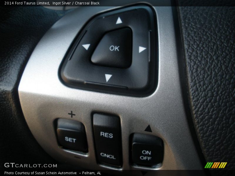 Ingot Silver / Charcoal Black 2014 Ford Taurus Limited