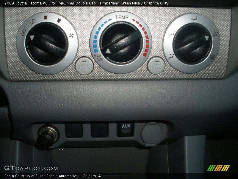 Timberland Green Mica / Graphite Gray 2009 Toyota Tacoma V6 SR5 PreRunner Double Cab
