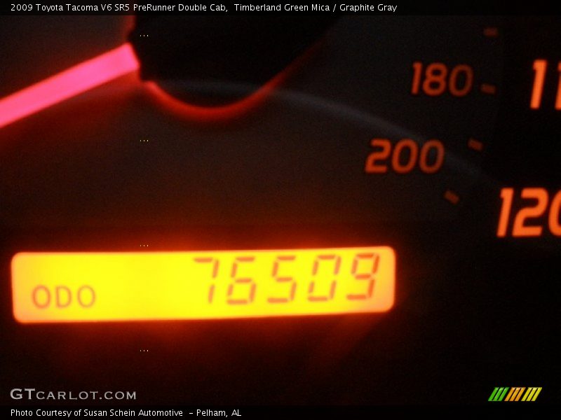 Timberland Green Mica / Graphite Gray 2009 Toyota Tacoma V6 SR5 PreRunner Double Cab