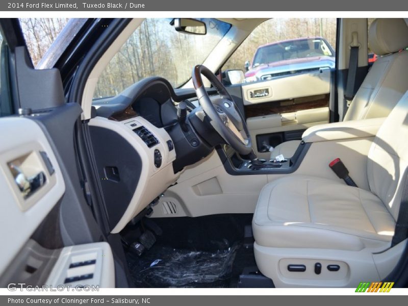 Tuxedo Black / Dune 2014 Ford Flex Limited