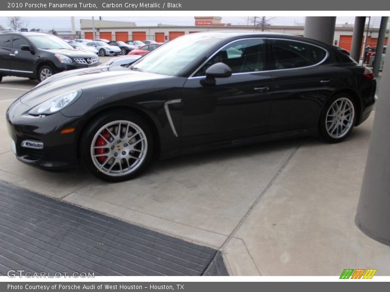 Carbon Grey Metallic / Black 2010 Porsche Panamera Turbo
