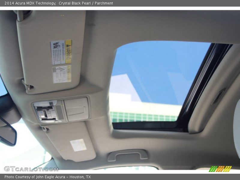 Crystal Black Pearl / Parchment 2014 Acura MDX Technology