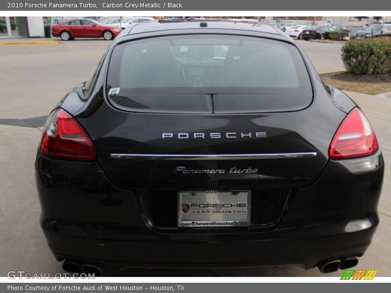 Carbon Grey Metallic / Black 2010 Porsche Panamera Turbo
