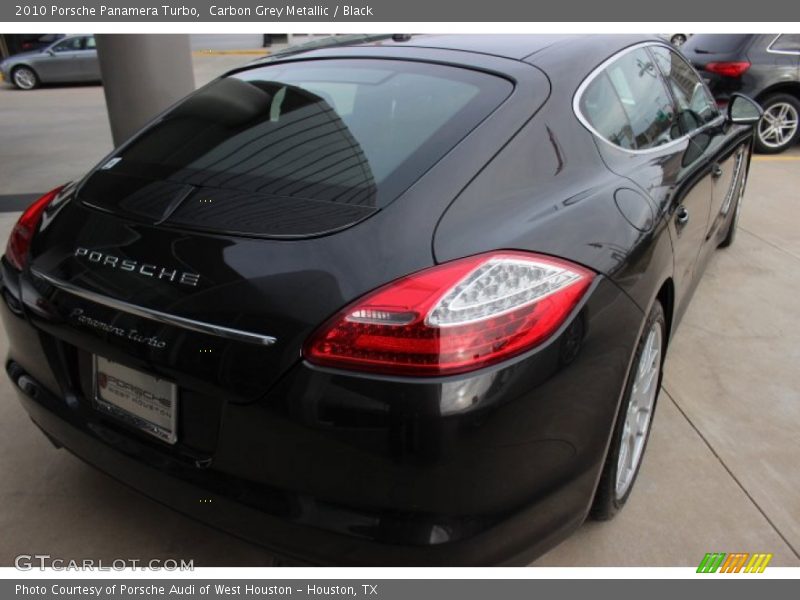 Carbon Grey Metallic / Black 2010 Porsche Panamera Turbo