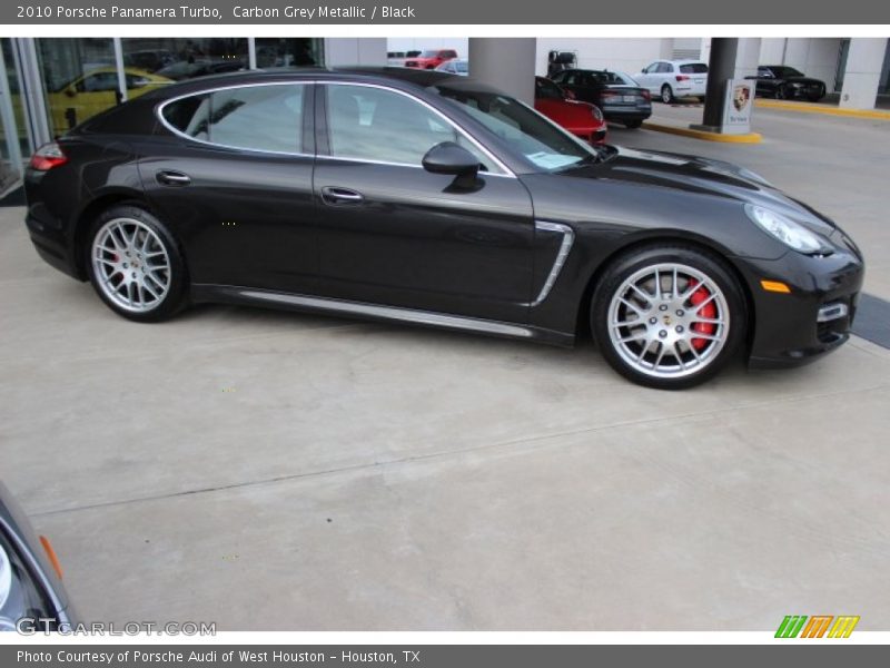 Carbon Grey Metallic / Black 2010 Porsche Panamera Turbo