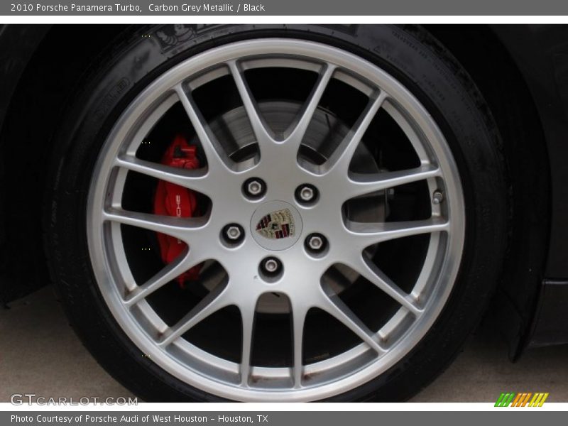 Carbon Grey Metallic / Black 2010 Porsche Panamera Turbo