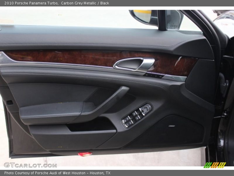 Carbon Grey Metallic / Black 2010 Porsche Panamera Turbo
