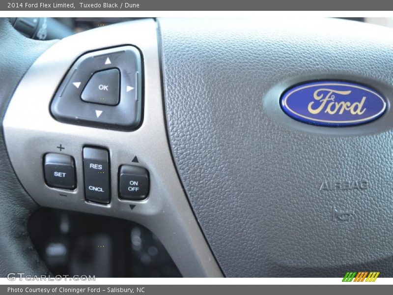 Tuxedo Black / Dune 2014 Ford Flex Limited