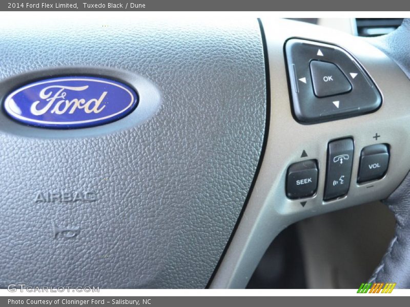Tuxedo Black / Dune 2014 Ford Flex Limited