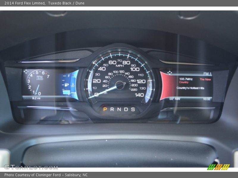 Tuxedo Black / Dune 2014 Ford Flex Limited