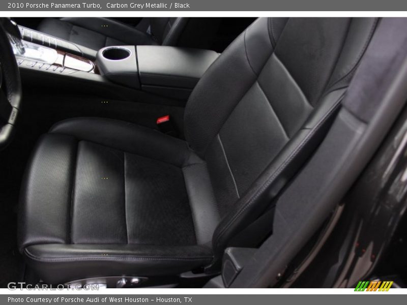 Carbon Grey Metallic / Black 2010 Porsche Panamera Turbo