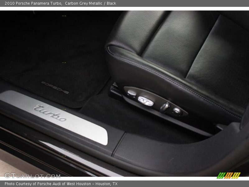 Carbon Grey Metallic / Black 2010 Porsche Panamera Turbo