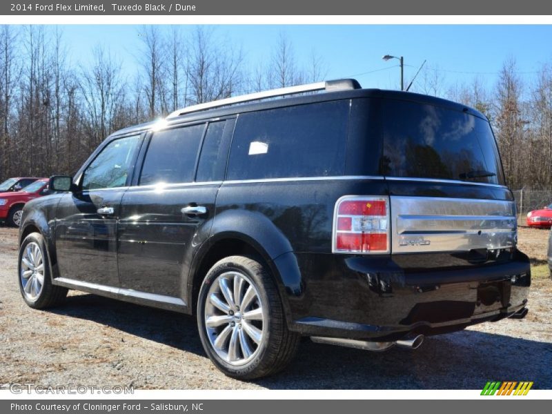 Tuxedo Black / Dune 2014 Ford Flex Limited