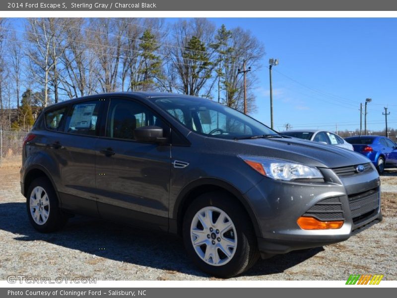 Sterling Gray / Charcoal Black 2014 Ford Escape S