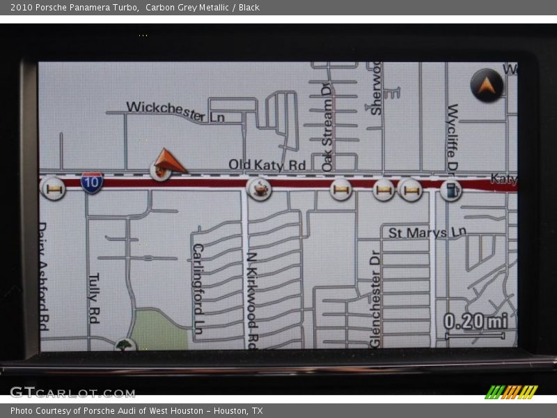 Carbon Grey Metallic / Black 2010 Porsche Panamera Turbo