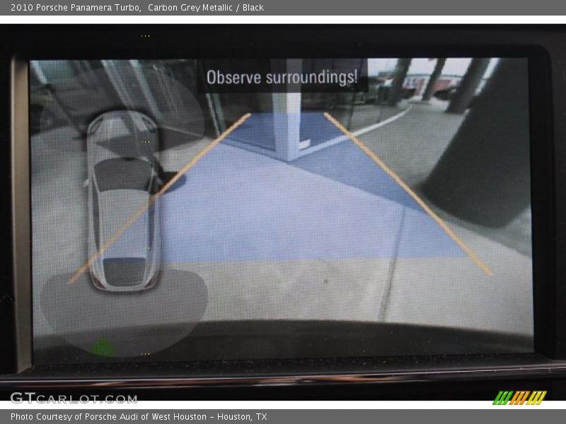 Carbon Grey Metallic / Black 2010 Porsche Panamera Turbo