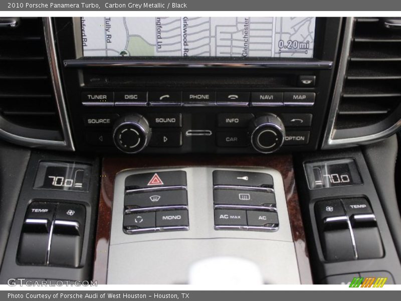 Carbon Grey Metallic / Black 2010 Porsche Panamera Turbo